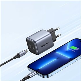 Charger Ugreen CD294 45W GaN 2xUSB-C black