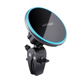 Charger-holder magnetic car Acefast D3 15W Magsafe, fixed on the ventilation grill