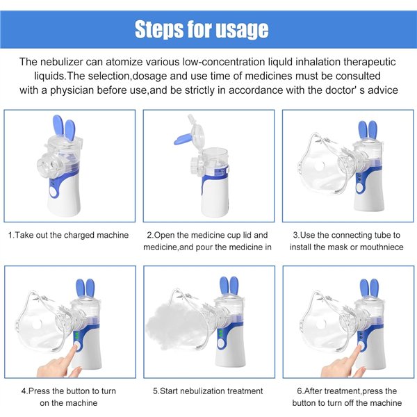 Inhaler Reach "Bunny" purple