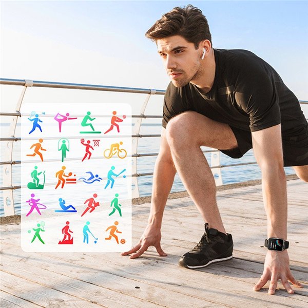 Smart Watch Joyroom JR-FT3 Pro Fit-Life Series Smart Watch (Answer/Make Call) black