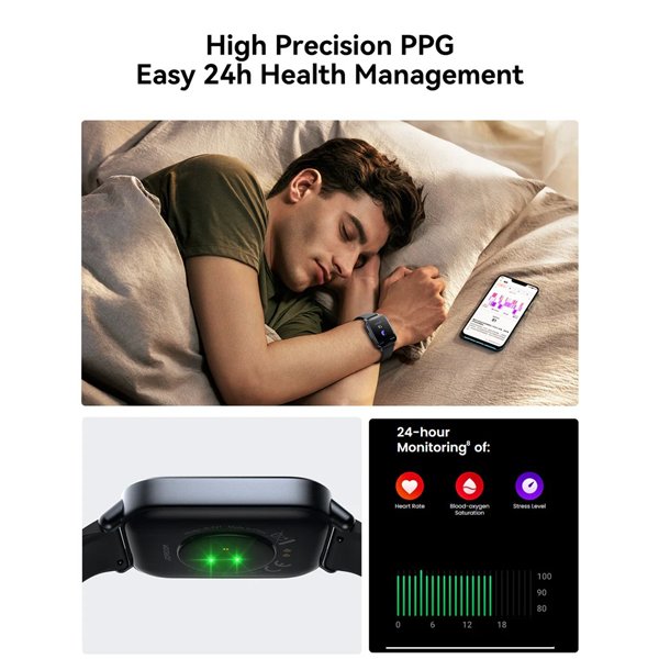 Smart Watch Joyroom JR-FT3S Fit-Life Series (Make/Answer Call) Space Grey