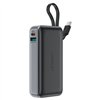External battery Power Bank Acefast M7-10000 PD30W With Cable 10000mAh black