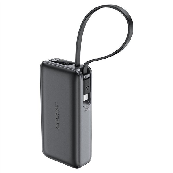 External battery Power Bank Acefast M7-10000 PD30W With Cable 10000mAh black