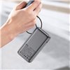External battery Power Bank Acefast M7-10000 PD30W With Cable 10000mAh black