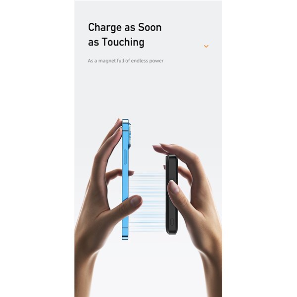 External battery Power Bank Awei P139K 22.5W Magnetic Wireless 10000mAh black