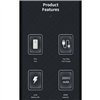 External battery Power Bank Awei P6K 5V/2.1A 20000mAh black
