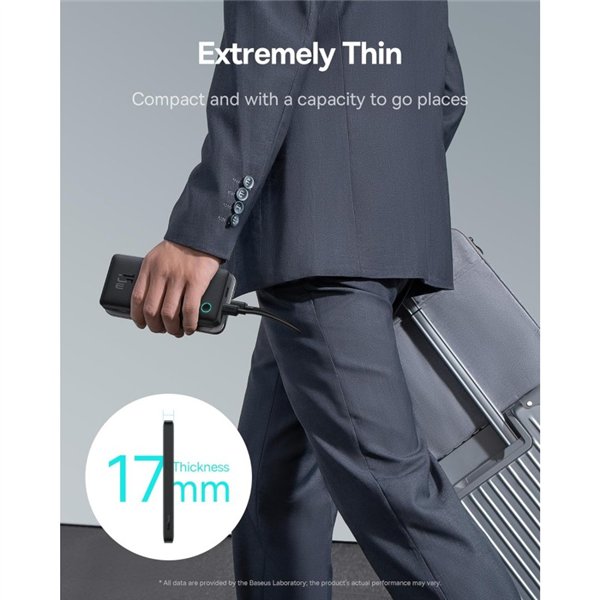 External battery Power Bank Power Bank Baseus Airpow Lite 15W 10000mAh black P10067500123-00