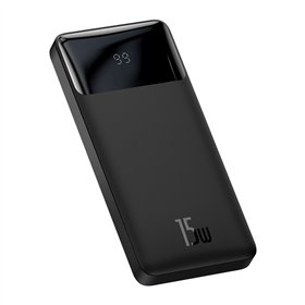 External battery Power Bank Baseus Bipow Type-C PD+2xQuick Charge 3.0 15W 10000mAh with LCD black PPBD050001