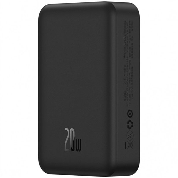 External battery Power Bank Power Bank Baseus Magnetic Mini 20W 20000mAh black PPCX150001
