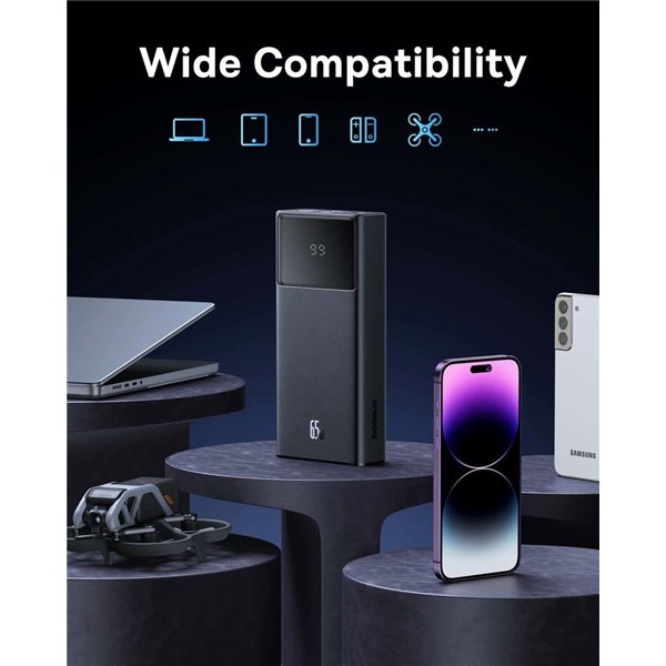 External battery Power Bank Power Bank Baseus StarLord 65W 20000mAh black P10022906113-00