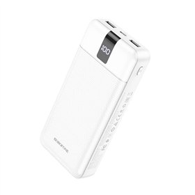 External battery Power Bank Borofone BJ20A 5 Output 3 Input 20000mAh white