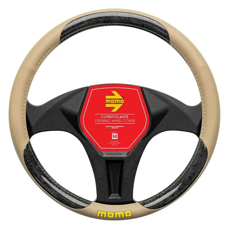 Steering Wheel Cover MOMO MOMLSWC0BRBEB Ø 38-39 cm