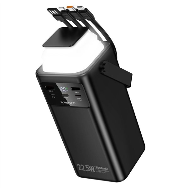 External battery Power Bank Borofone BJ65A 22.5W 50000mAh black