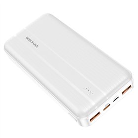 External battery Power Bank Borofone BJ9 AType-C PD+Quick Charge 3.0 (3A) 20000mAh white