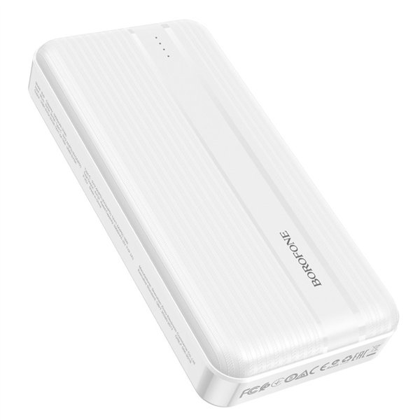 External battery Power Bank Borofone BJ9 AType-C PD+Quick Charge 3.0 (3A) 20000mAh white