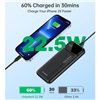 External battery Power Bank Choetech B728 22.5W 10000mAh black