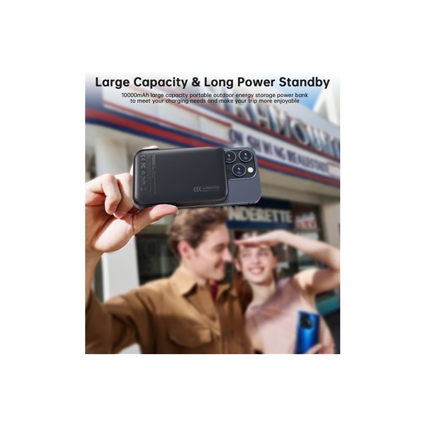 External battery Power Bank Choetech B743 15W Magsafe 10000mAh black