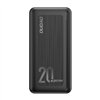 Išorinė baterija Power Bank Dudao K12PQ+ PD 20W QC 3.0 2xUSB-A/Type-C 20000mAh juodas