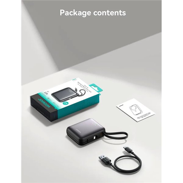 External battery Power Bank Joyroom JR-PBF27 22.5W Mini 10000mAh black