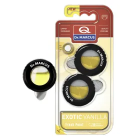 Auton ilmanraikastin Dr Marcus FRESH POINT EXOTIC VANILLA Vanilja 2,5 ml Muovinen (2 osaa)