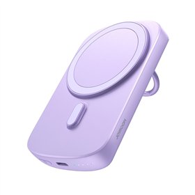 External battery Power Bank Joyroom JR-W020 20W Magnetic Wireless 6000mAh purple