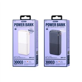 External battery Power Bank Remax RPP-177 12W 30000mAh black