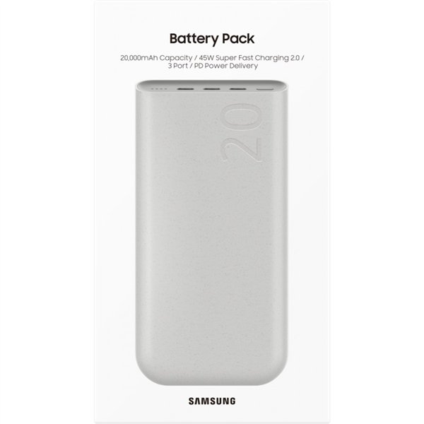 Išorinė baterija Power Bank Samsung EB-P4520XUEGEU PD45W 20000mAh rusva