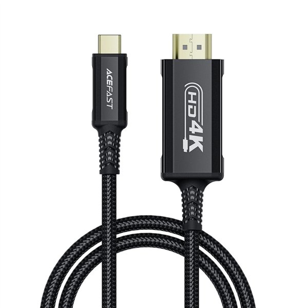 Cable Acefast C1-10 USB-C to HDMI 1.8m black