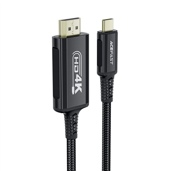 Cable Acefast C1-10 USB-C to HDMI 1.8m black