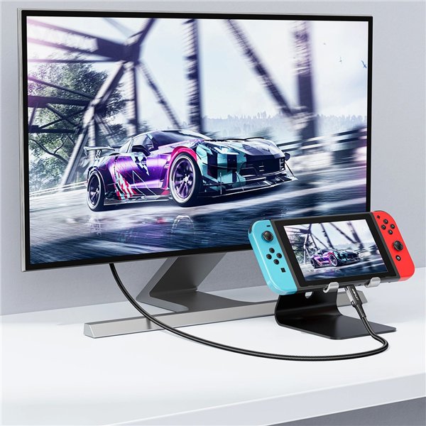 Cable Acefast C1-10 USB-C to HDMI 1.8m black