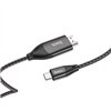 Cable Hoco UA16 Type-C to HDMI 2.0m gray
