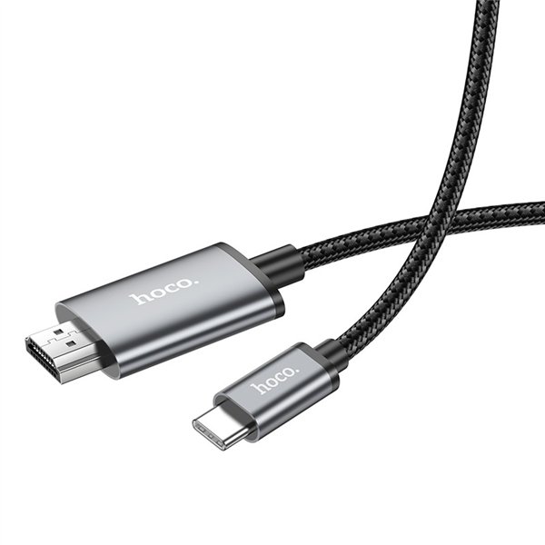 Cable Hoco UA27 USB-C to HDMI grey
