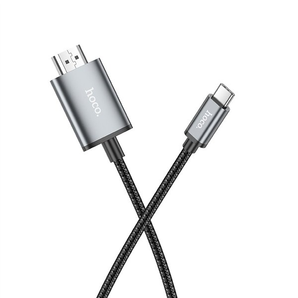 Cable Hoco UA27 USB-C to HDMI grey