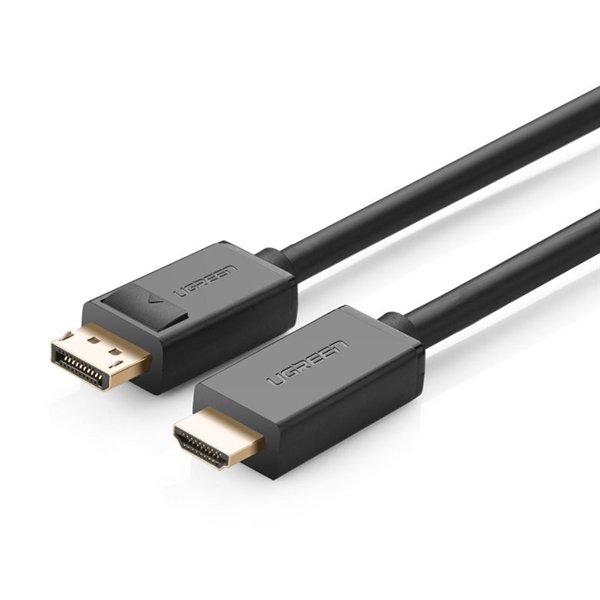 Kabelis Ugreen DP101 DisplayPort to HDMI 2.0m juodas