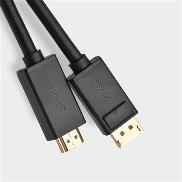 Kabelis Ugreen DP101 DisplayPort to HDMI 2.0m juodas