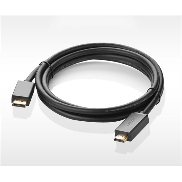 Kabelis Ugreen DP101 DisplayPort to HDMI 2.0m juodas