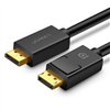 Kabelis Ugreen DP102 DisplayPort to DisplayPort 1.0m juodas