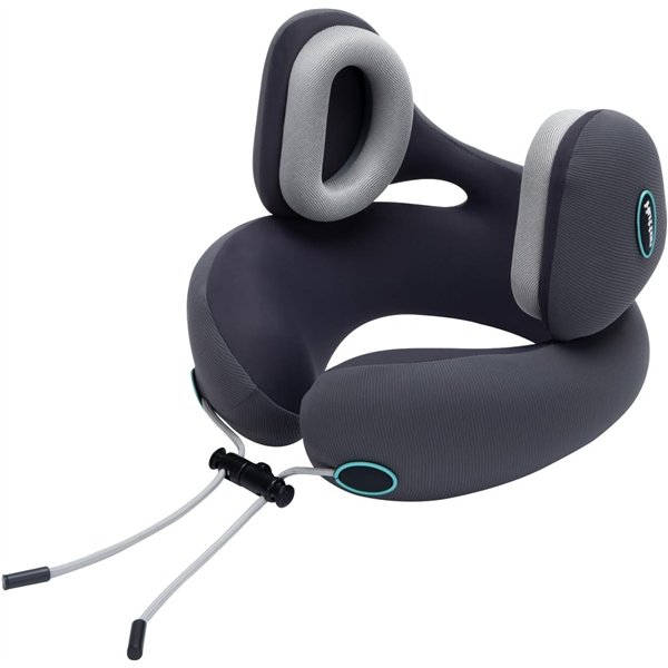 Travel pillow with noise cancellation Reach ANC, gray