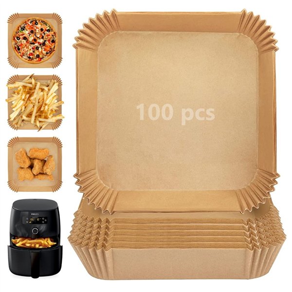 Baking paper for hot air fryer, 100 pcs.