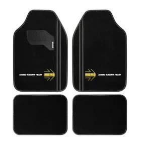 Auto Grīdas Paklājs MOMO MomlCM4A8BK Balts/Melns Universāls