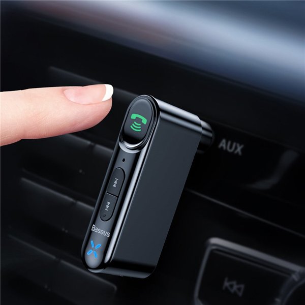 Bluetooth car Receiver Baseus Qiyin AUX 3.5mm TV, DVD Black WXQY-01