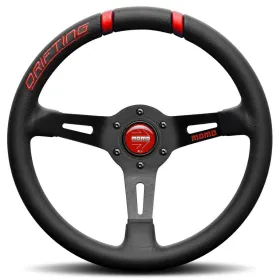 Kilpaohjauspyörä Momo DRIFTING Musta/Punainen Ø 33 cm