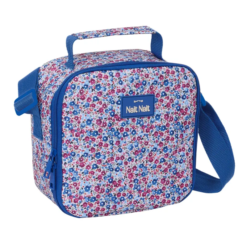 Šiluminė pietų dėžutė Nait Nait Flores coimbra azul Mėlyna 20 x 20 x 15 cm