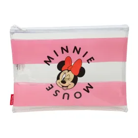 Lasten vessalaukku Minnie Mouse Beach Pinkki Läpinäkyvä