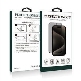 Tempered glass 2.5D Privacy Perfectionists Samsung A566 A56 5G black