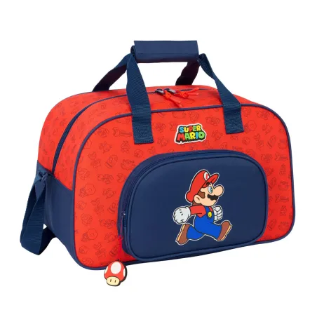 Sporto krepšys Super Mario Trick Raudona Tamsiai mėlyna 40 x 24 x 23 cm