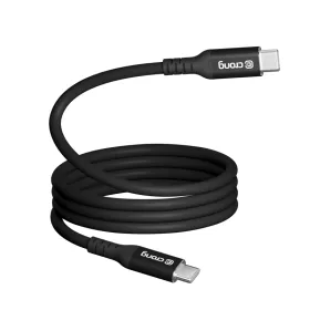 Crong Soft Link - 100W PD 5A USB-C to USB-C Cable 120cm (Black)