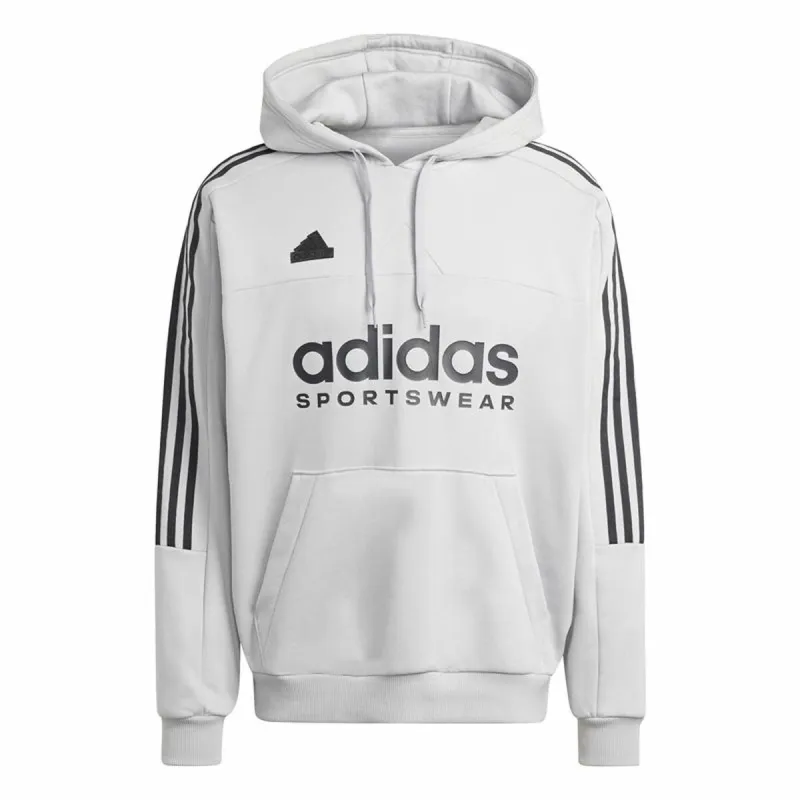 Vīriešu Sporta Krekls ar Kapuci Adidas House Of Tiro Fleece Pelēks XS