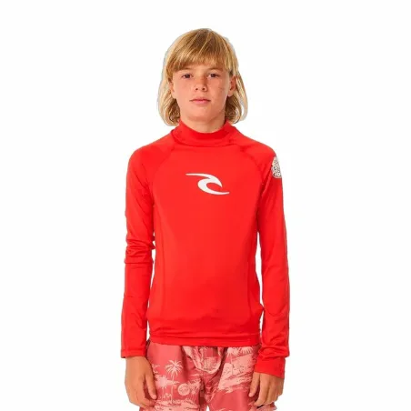 Dušas T-krekls Rip Curl Wave Upf L/S Sarkans