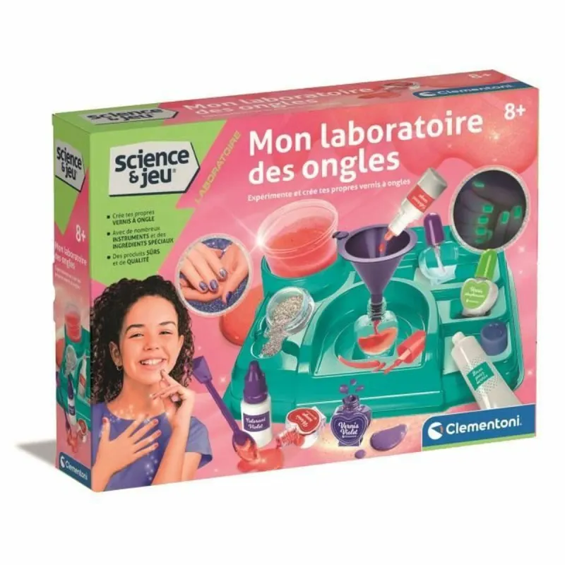 Manikyyrisetti Clementoni My Nail Laboratory Monivärinen